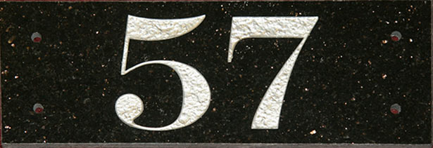 Font - Engravers MT, Granite - Star Galaxy